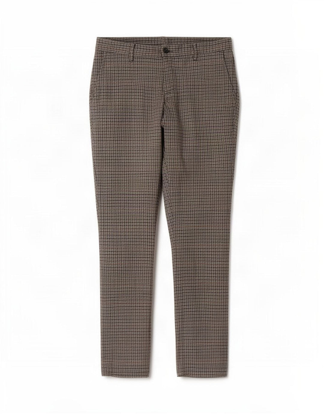 Benetton Lige jakkesæt til mænd IT 48 Medium W34 L34 Grå Houndstooth