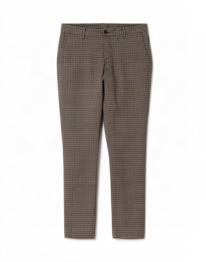 Benetton Lige jakkesæt til mænd IT 48 Medium W34 L34 Grå Houndstooth