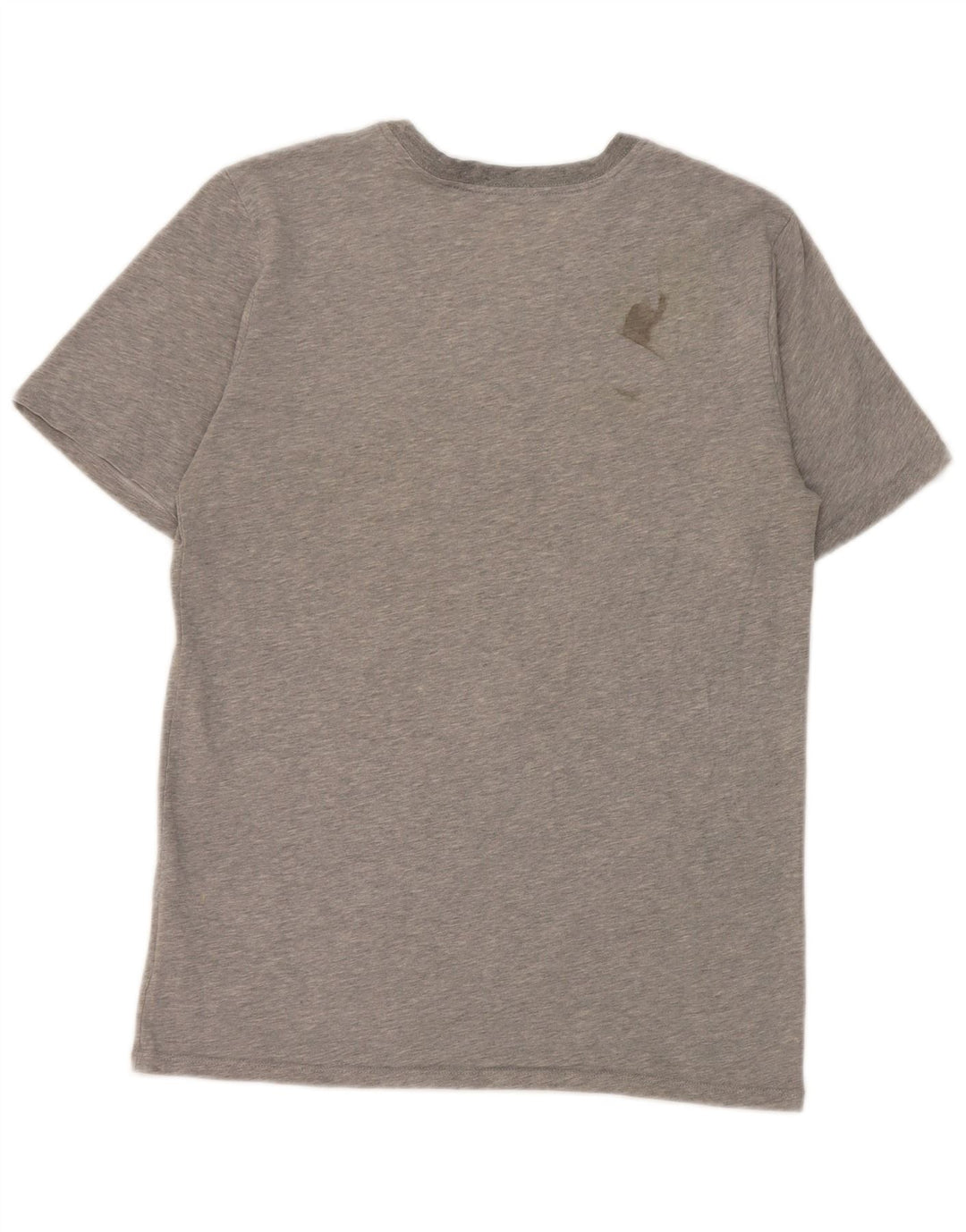 Nike Herre Dri Fit grafisk T-shirt top lille grå bomuld