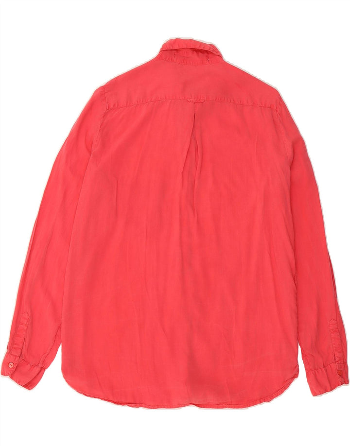 ZARA Womens Shirt UK 10 Small Pink Vintage Zara and Second-Hand Zara from Messina Hembry 