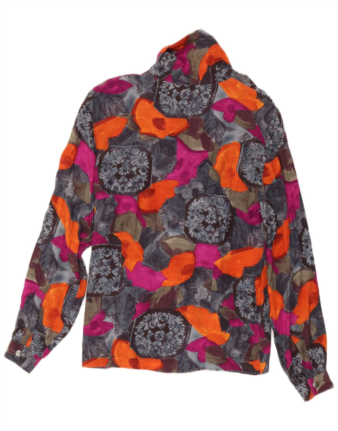 Saint Andrews Dameskjortebluse UK 14 Medium Multicolored Floral Viscose