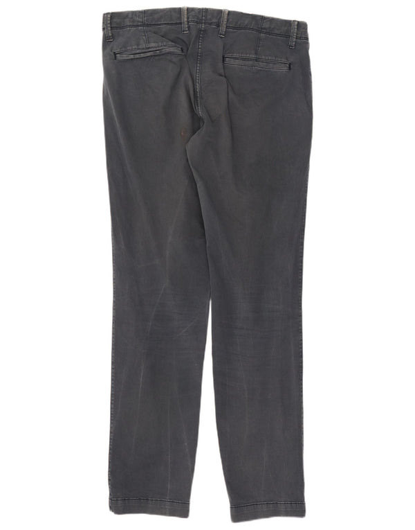 Gap Herre Slim Chino Bukser W34 L34 Grå Bomuld