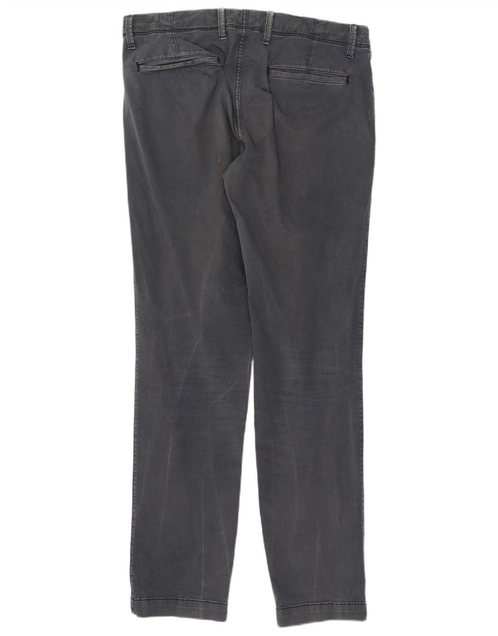 Gap Herre Slim Chino Bukser W34 L34 Grå Bomuld