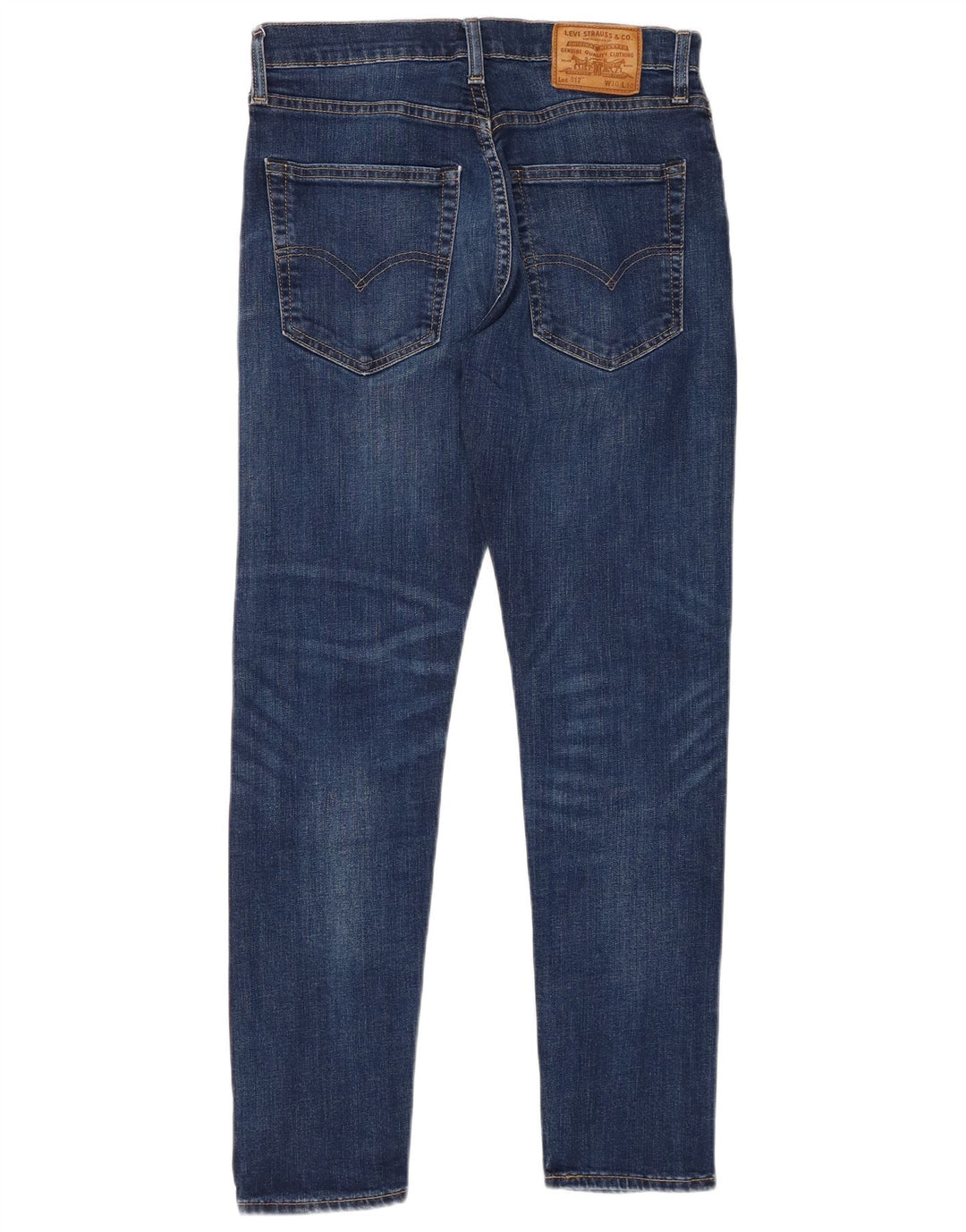 LEVI'S Herre 512 Slim Tapered Jeans W30 L30 Blå Bomuld