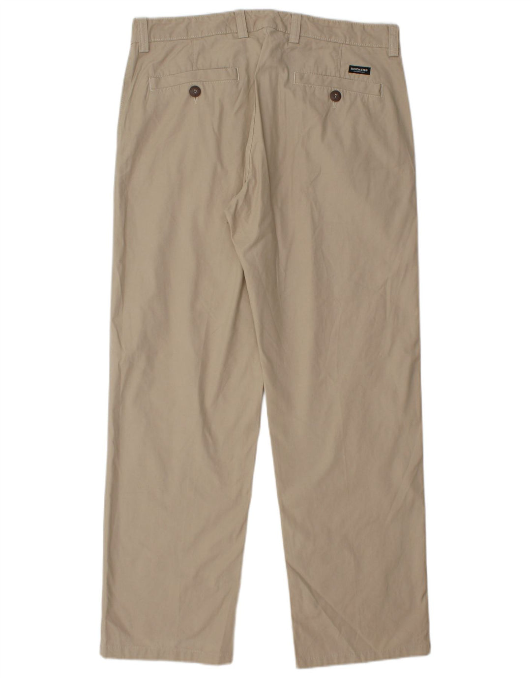 DOCKERS Slim Fit Chinobukser til mænd W36 L30 Beige Bomuld