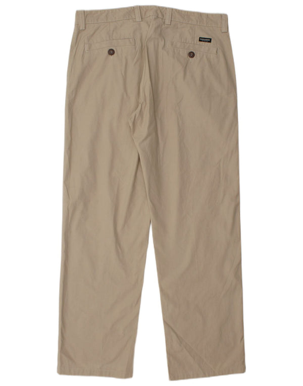 DOCKERS Slim Fit Chinobukser til mænd W36 L30 Beige Bomuld