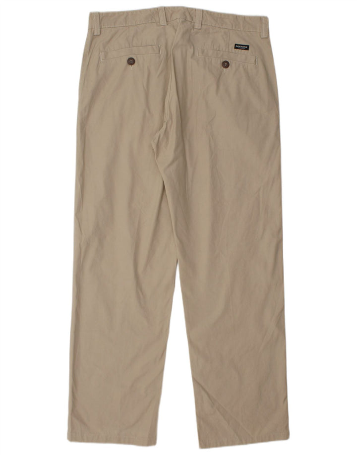 DOCKERS Slim Fit Chinobukser til mænd W36 L30 Beige Bomuld