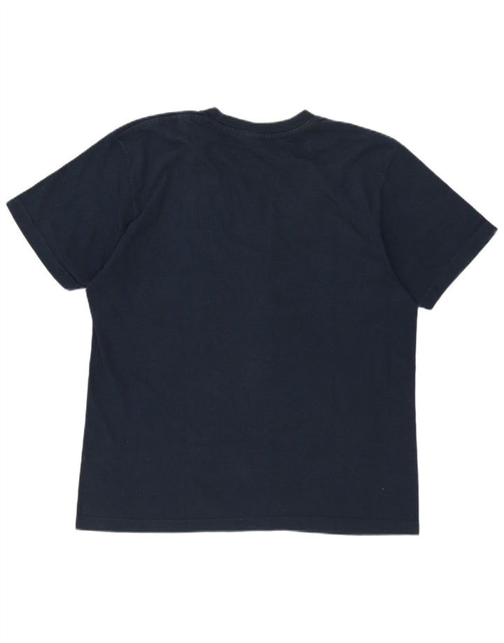 CHAMPION Grafisk T-shirt til mænd, lille marineblå bomuld