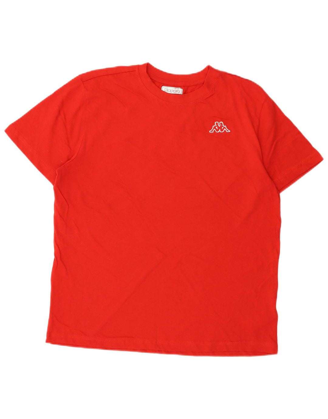 Kappa Herre T-Shirt Top Stor Rød Bomuld