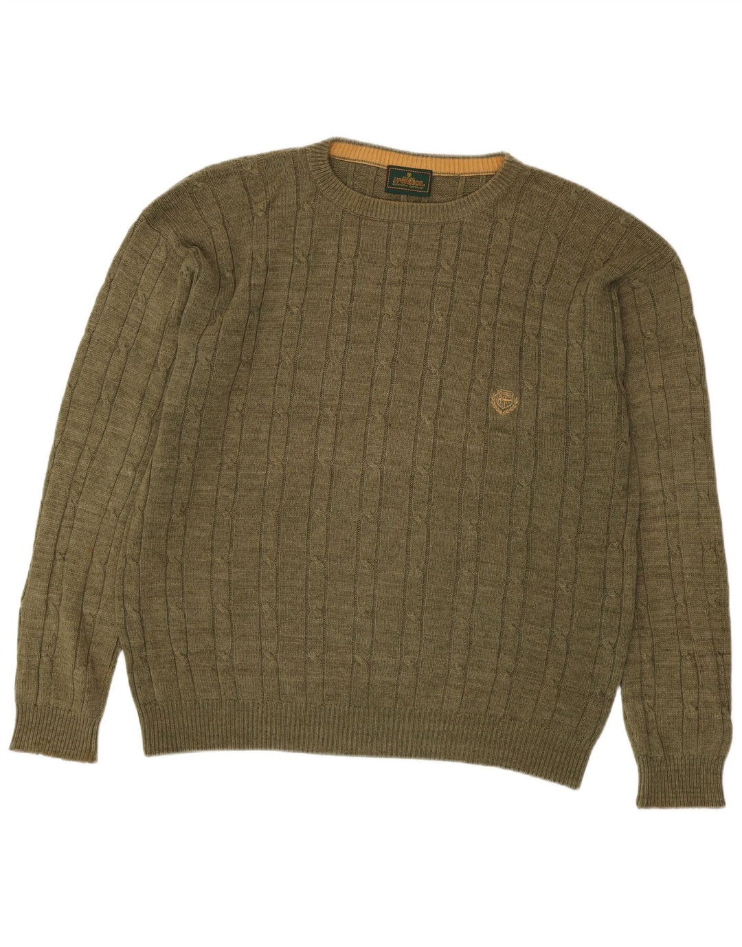 MC Gregor Herre Jumper Sweater med rund hals Medium Khaki