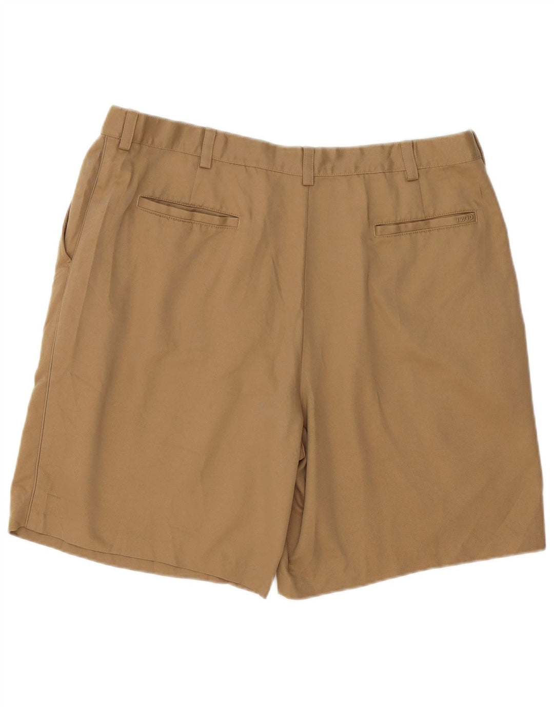 IZOD Herre Pegged Chino Shorts W40 XL Beige Polyester