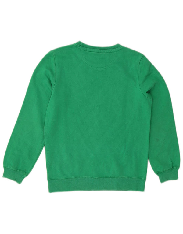 Champion Boys Grafisk Sweatshirt Jumper 9-10 år Medium Grøn Bomuld