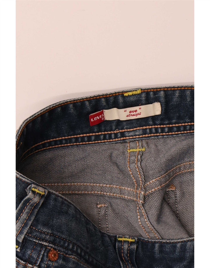 Levi's Dame Eve Straight Jeans W34 L27 Blå
