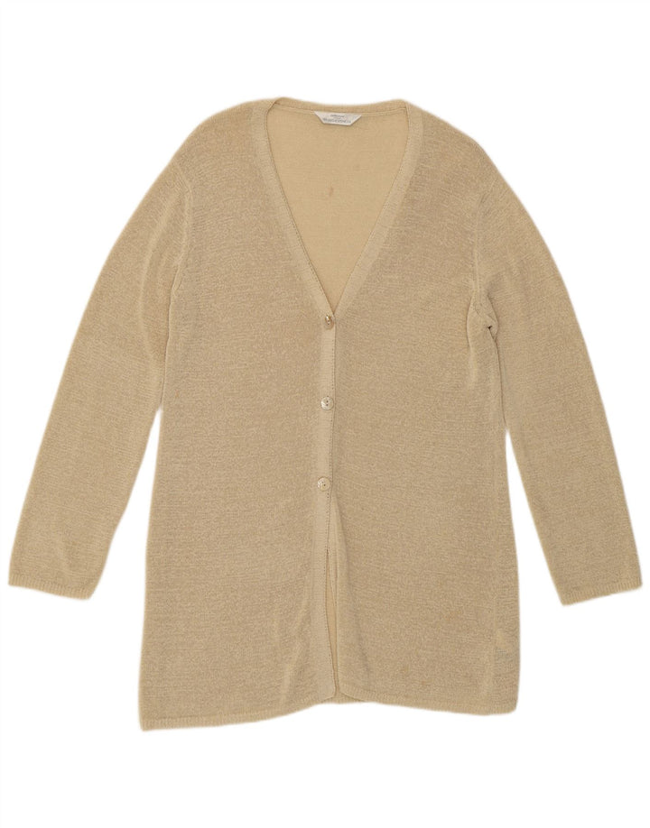 Marks & Spencer Dame St. Michael Cardigan Sweater UK 12 Medium Beige