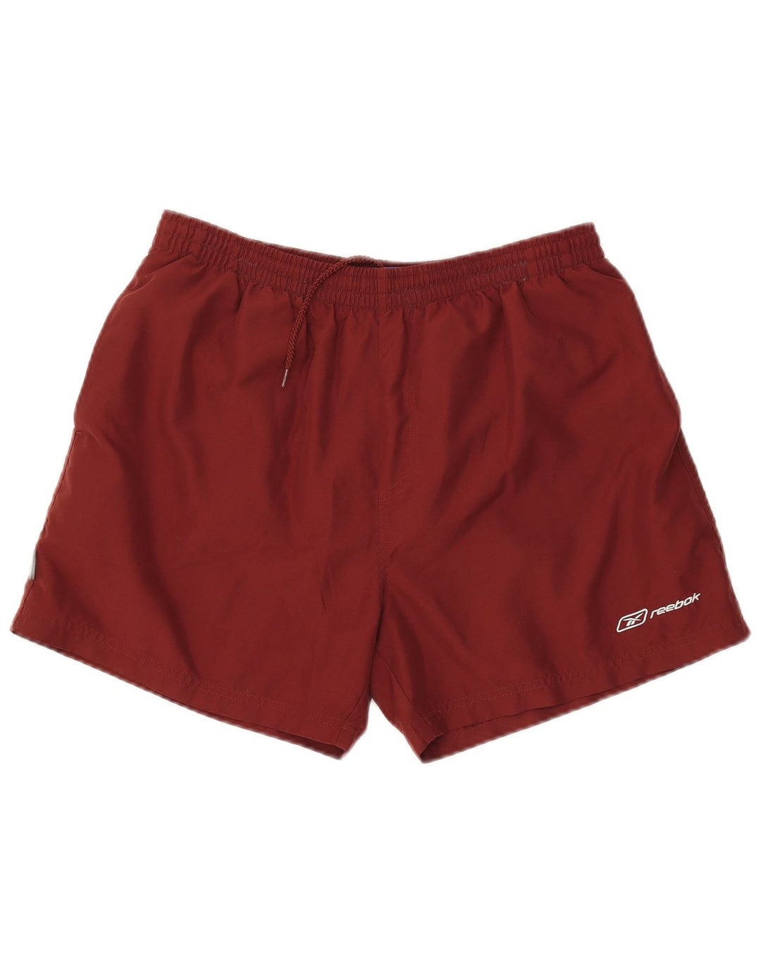 REEBOK Mens Swimming Shorts Medium  Burgundy Polyester