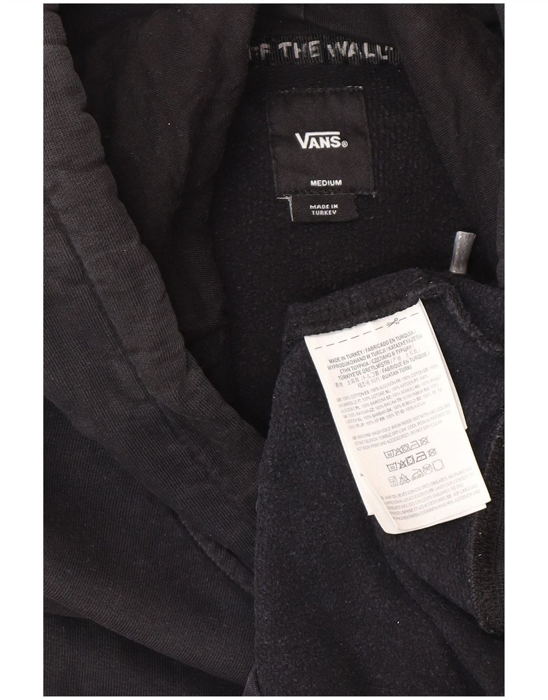 Vans Herre hættetrøje Jumper Medium Sort Bomuld