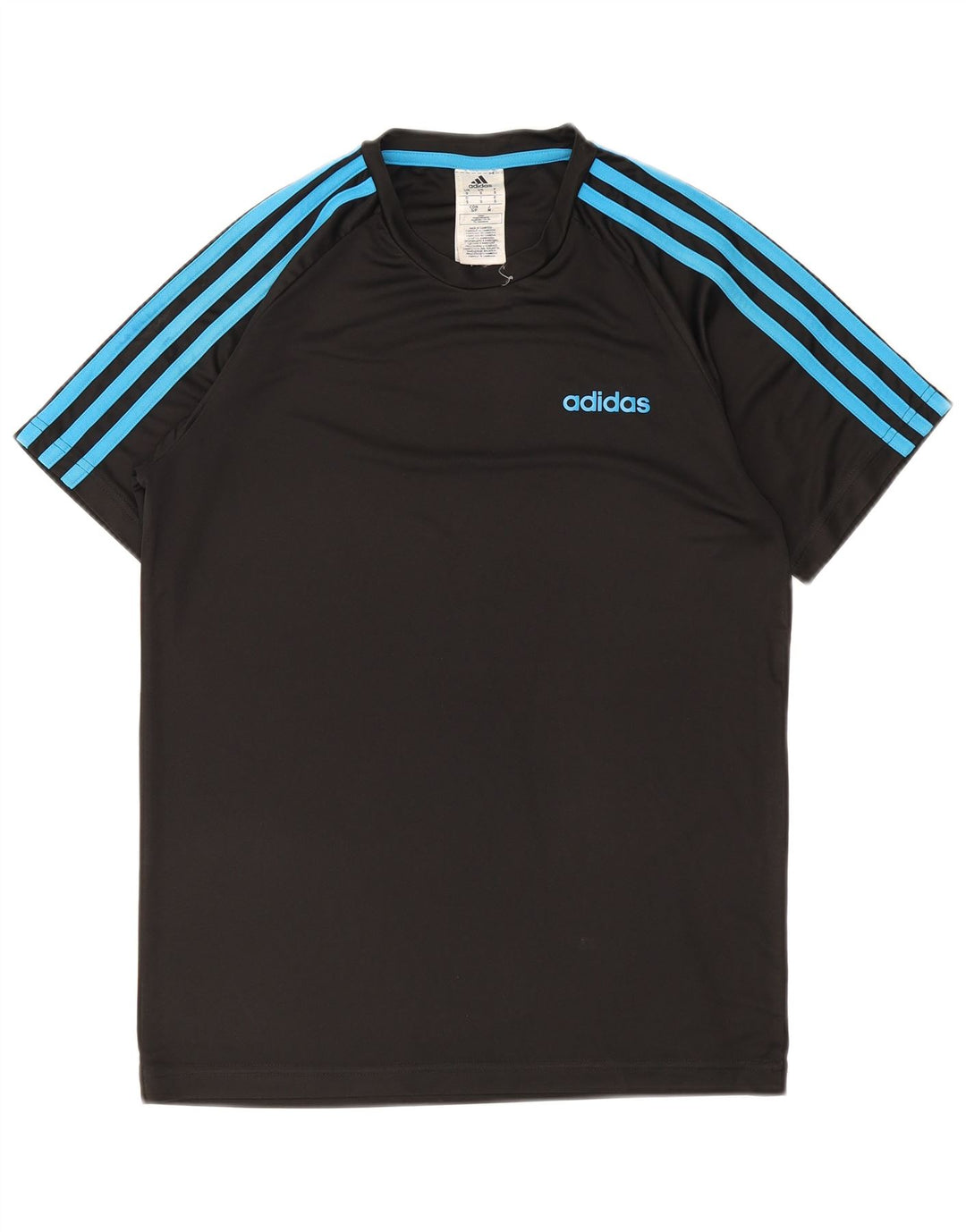 Adidas T-shirt top lille sort polyester til mænd