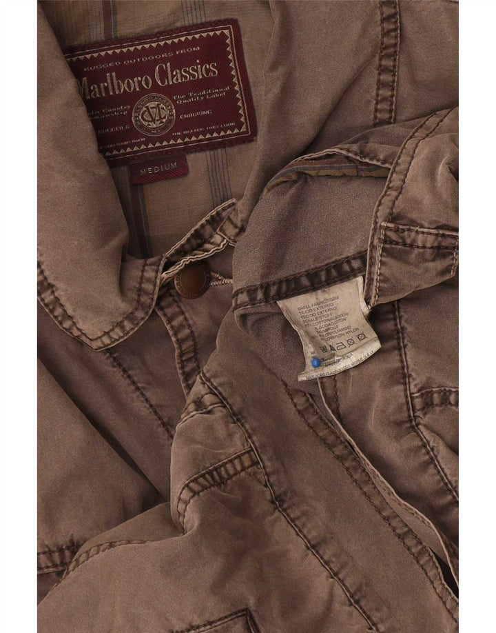 Marlboro Classics Bomberjakke til mænd UK 38 Medium Brun Bomuld