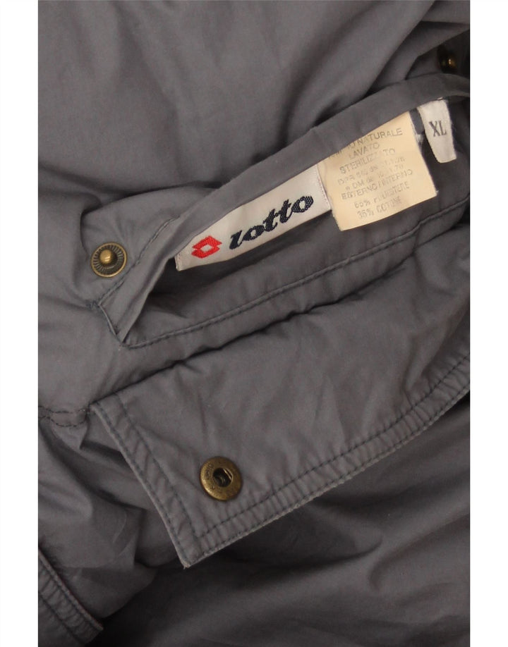 Lotto Herre Vendbar Polstret Jakke UK 42 XL Grå Polyester