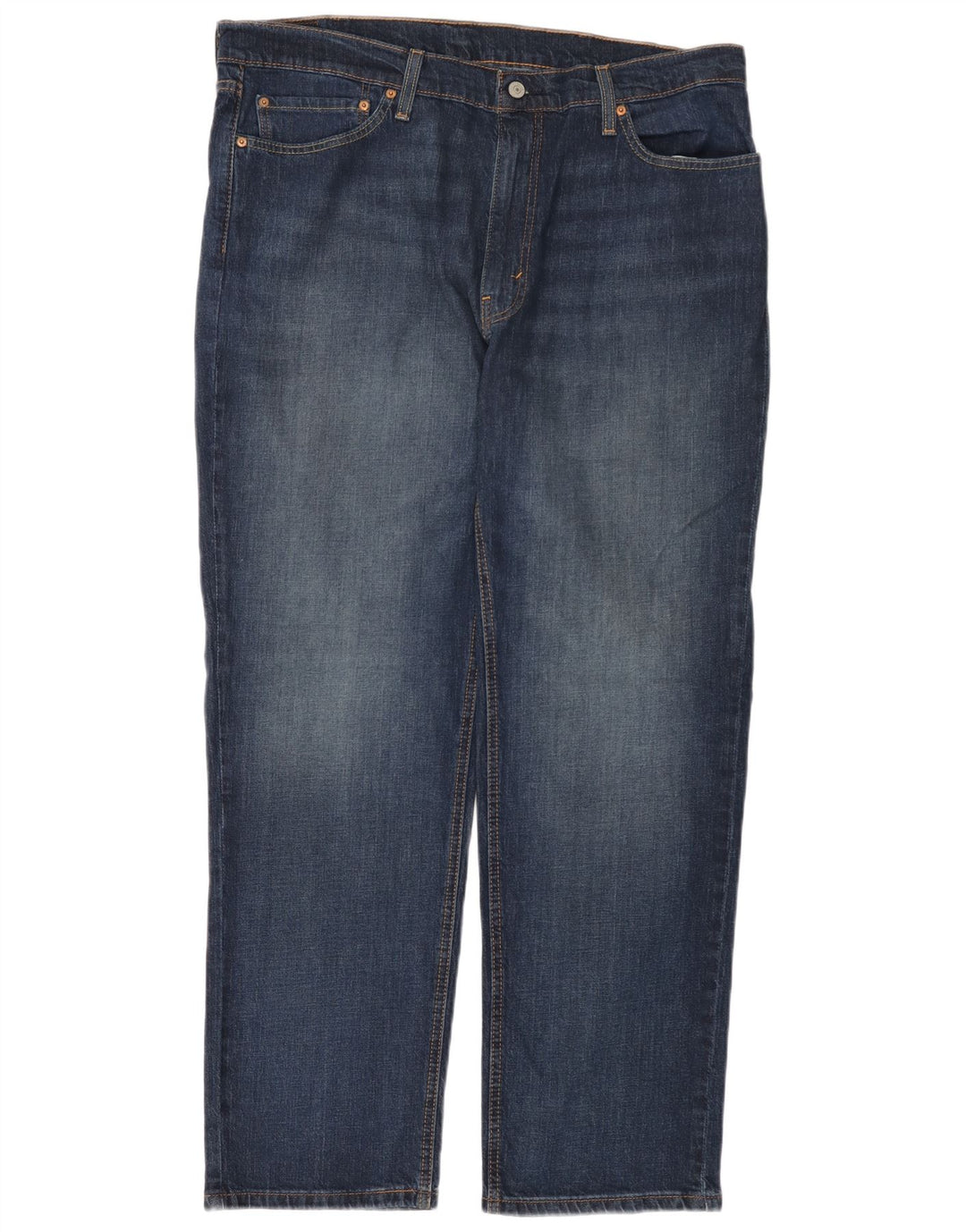 LEVI'S Herre 541 Straight Jeans W38 L32 Marineblå Bomuld