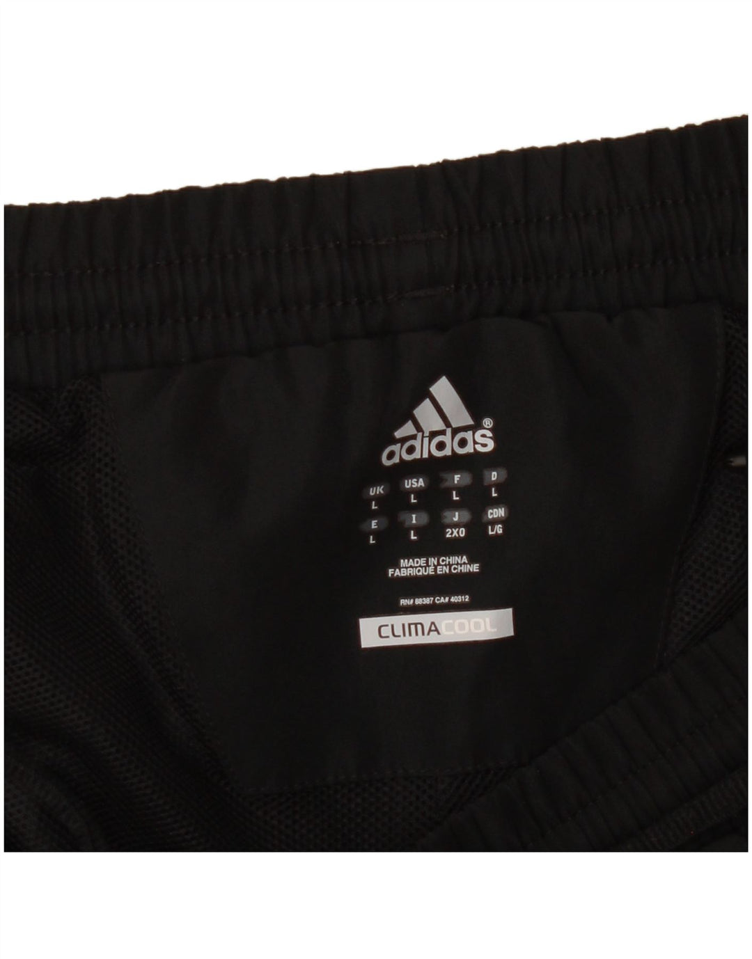 Adidas Dame Climacool Crop Træningsdragt Bukser UK 16 Large Black