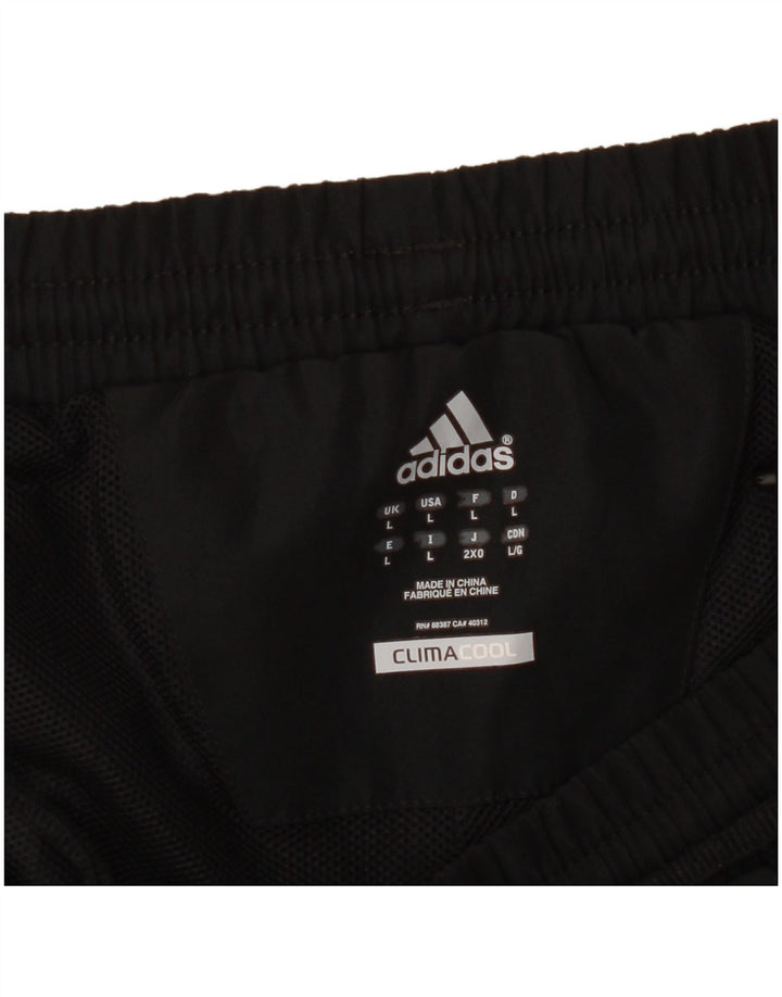 Adidas Dame Climacool Crop Træningsdragt Bukser UK 16 Large Black
