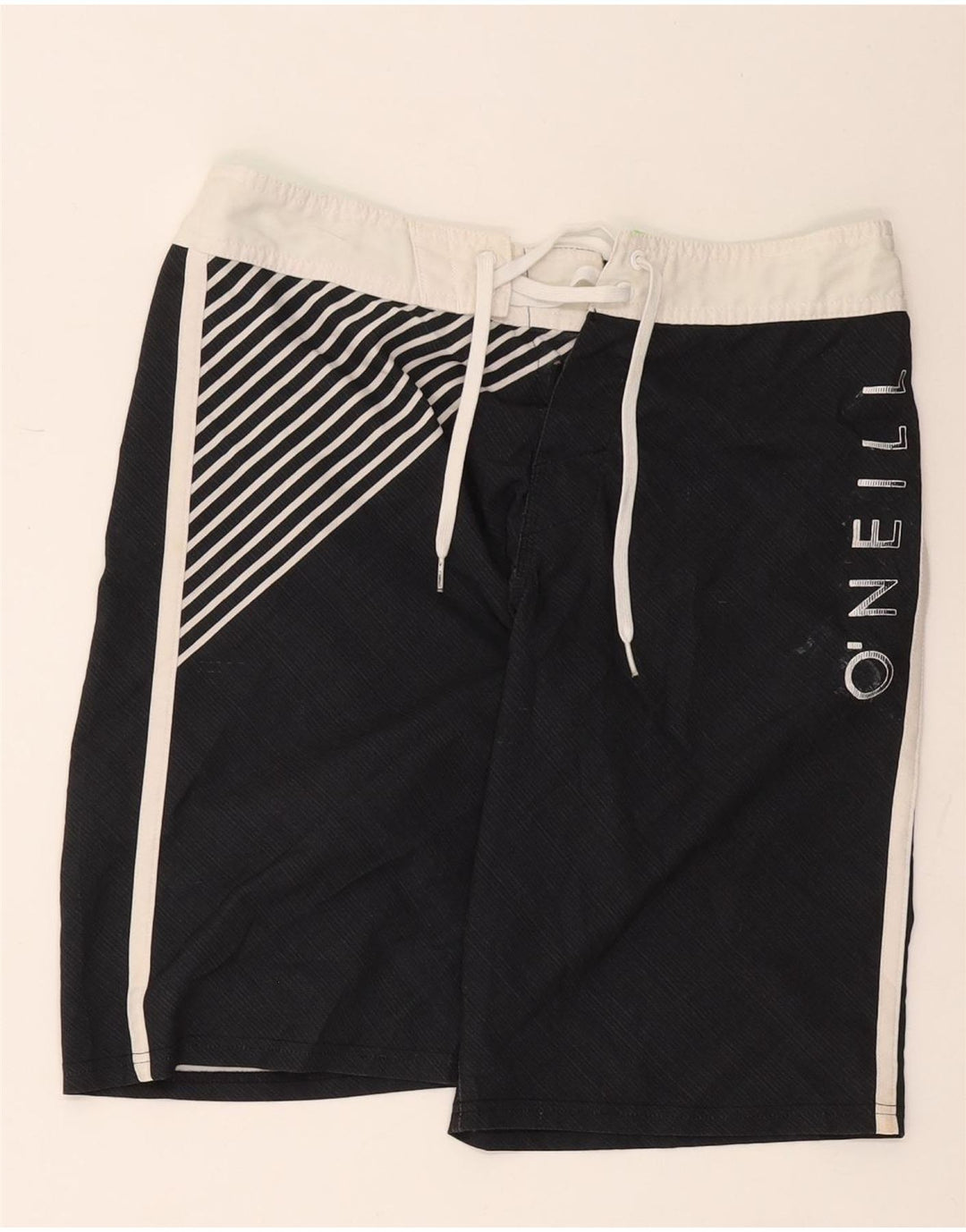 O'Neill Herre grafiske svømmeshorts Medium sort stribet polyester