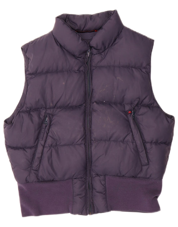 Kappa Womens Polstret Gilet UK 16 Large Navy Blue Polyamide