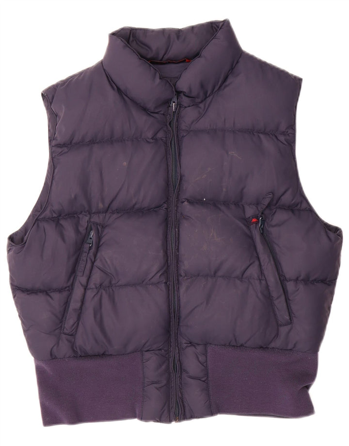 Kappa Womens Polstret Gilet UK 16 Large Navy Blue Polyamide