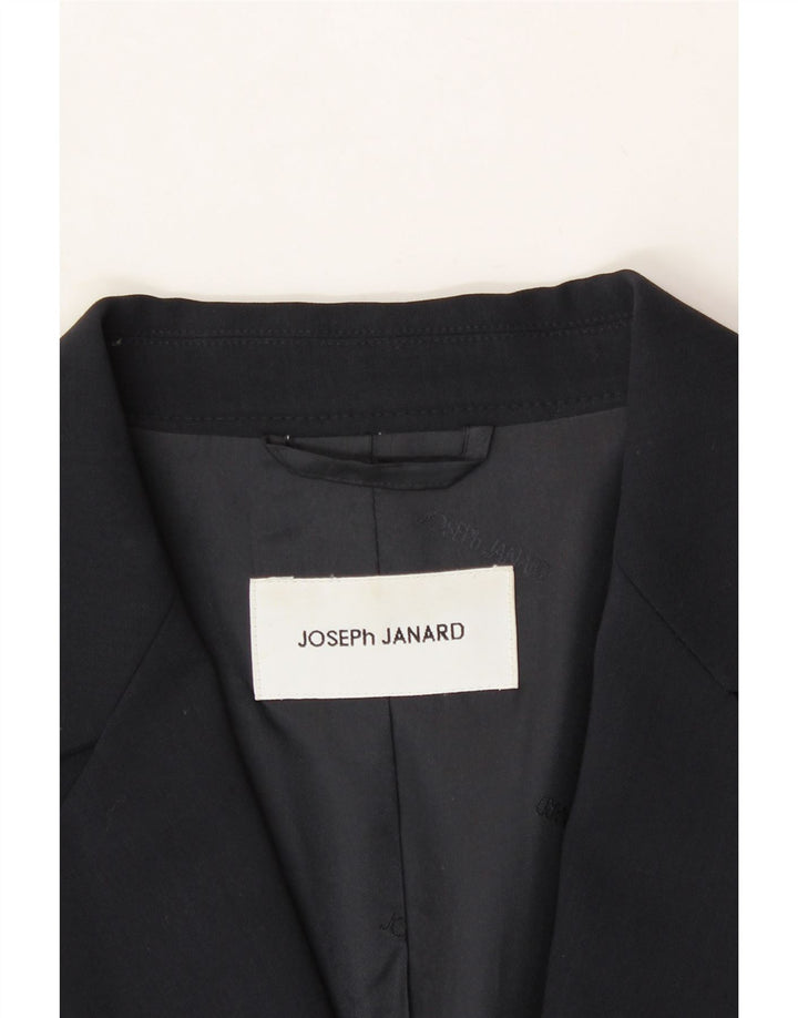 JOSEPH JANARD Womens 2 Button Blazer Jacket UK 12 Medium Navy Blue Vintage Joseph Janard and Second-Hand Joseph Janard from Messina Hembry 