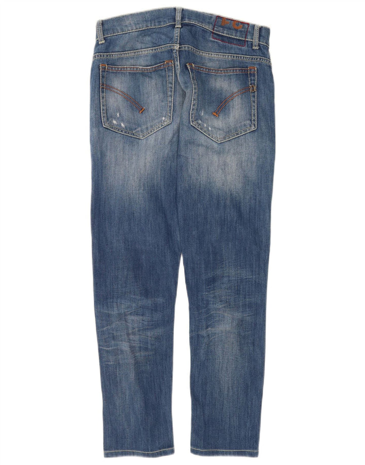 Dondup Kvinder Ritchie Distressed Skinny Jeans W31 L28 Blå Bomuld