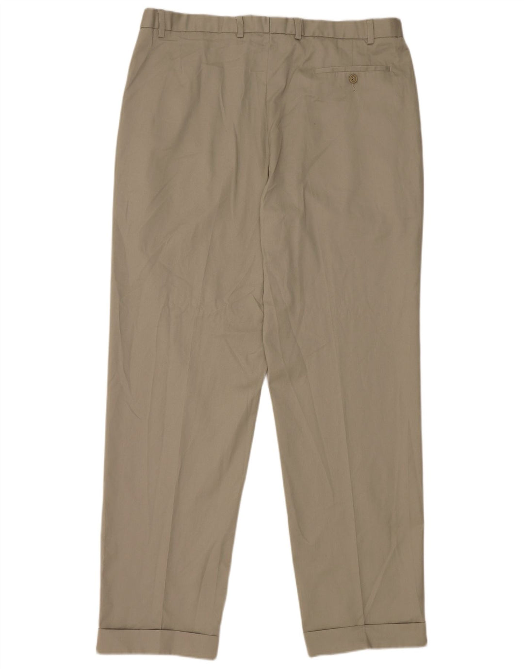 Marks & Spencer Herre Pegged Suit Bukser W38 L33 Beige Polyester