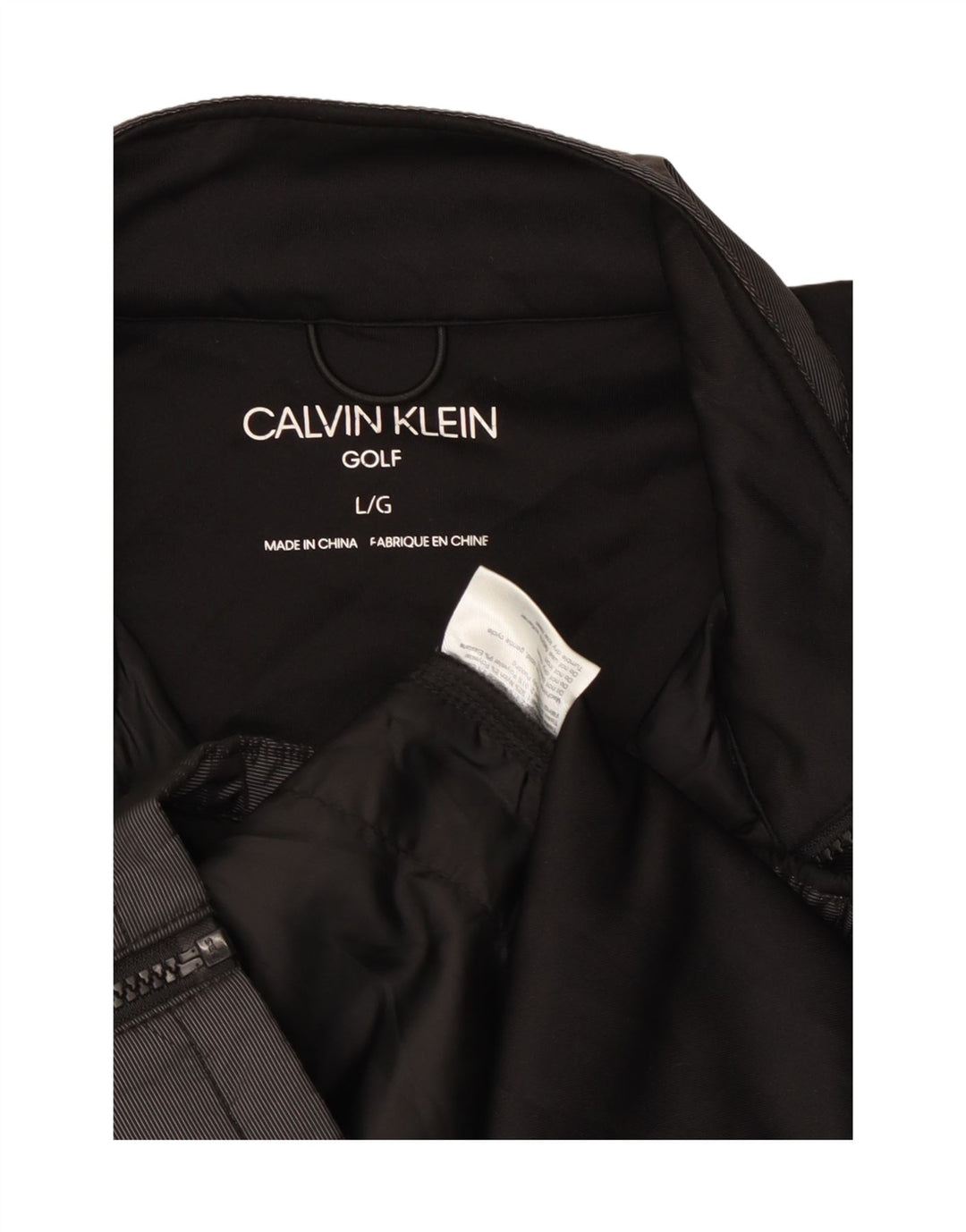 Calvin Klein Herre træningsdragt Topjakke Stor sort nylon