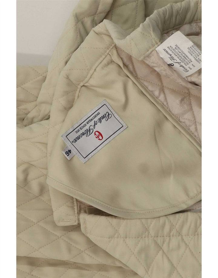 Conte of Florence Quiltet jakke til kvinder IT 46 Stor grøn polyester