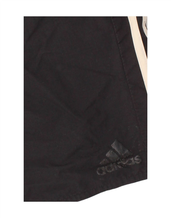 ADIDAS Mens Sport Shorts Medium Black Nylon Vintage Adidas and Second-Hand Adidas from Messina Hembry 
