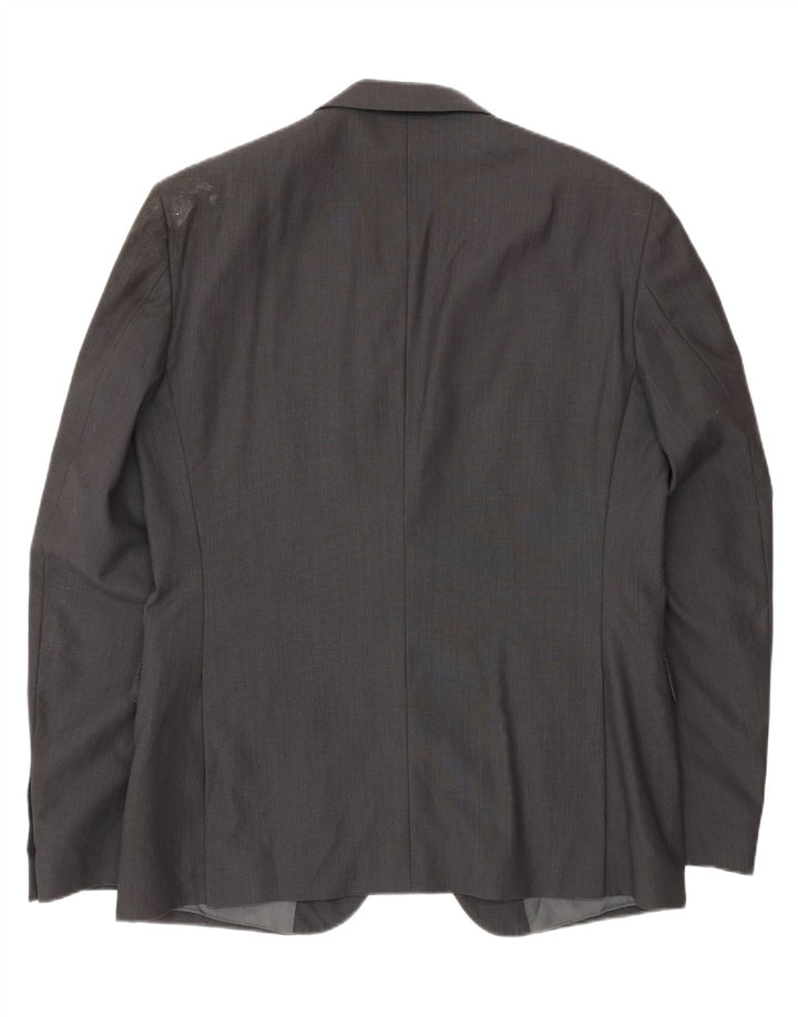 Calvin Klein Herre 2-knaps blazerjakke IT 52 XL Grå uld