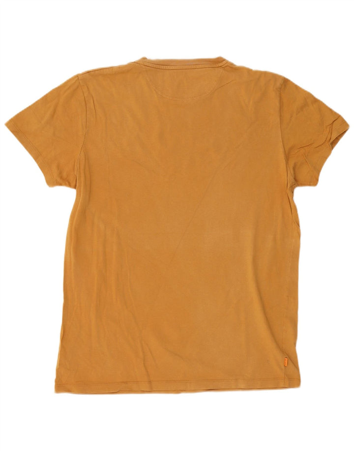TIMBERLAND Herre Slim Fit T-Shirt Top Stor Gul
