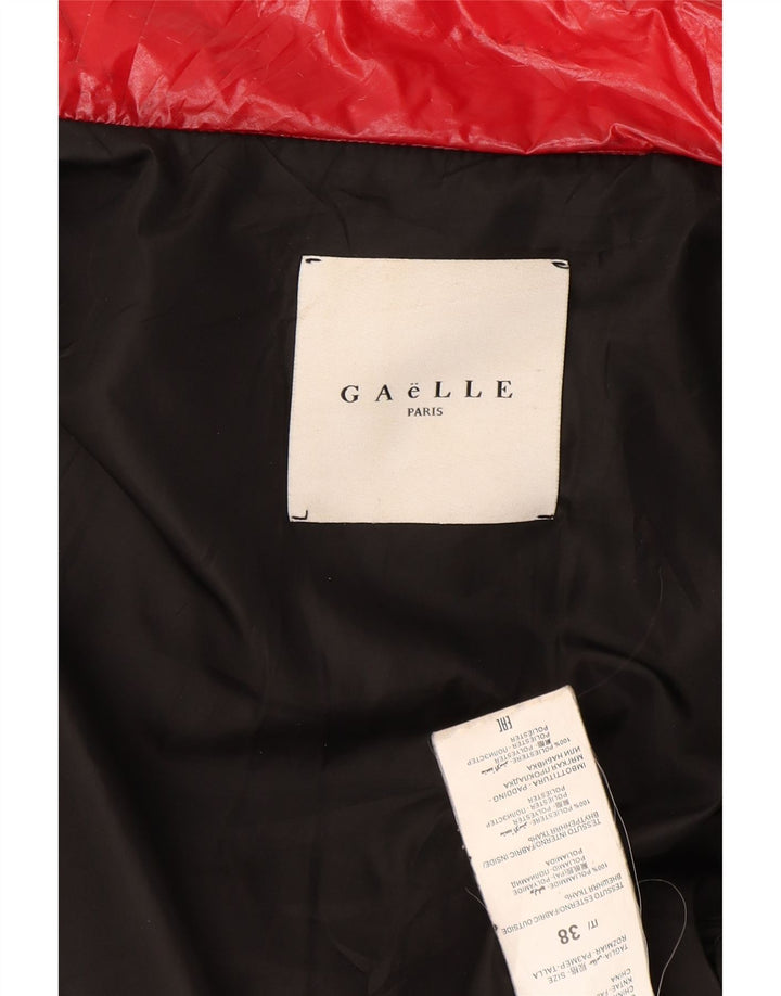 Gaelle Dame Loose Fit Polstret Jakke IT 38 XS Rød Colourblock Polyester