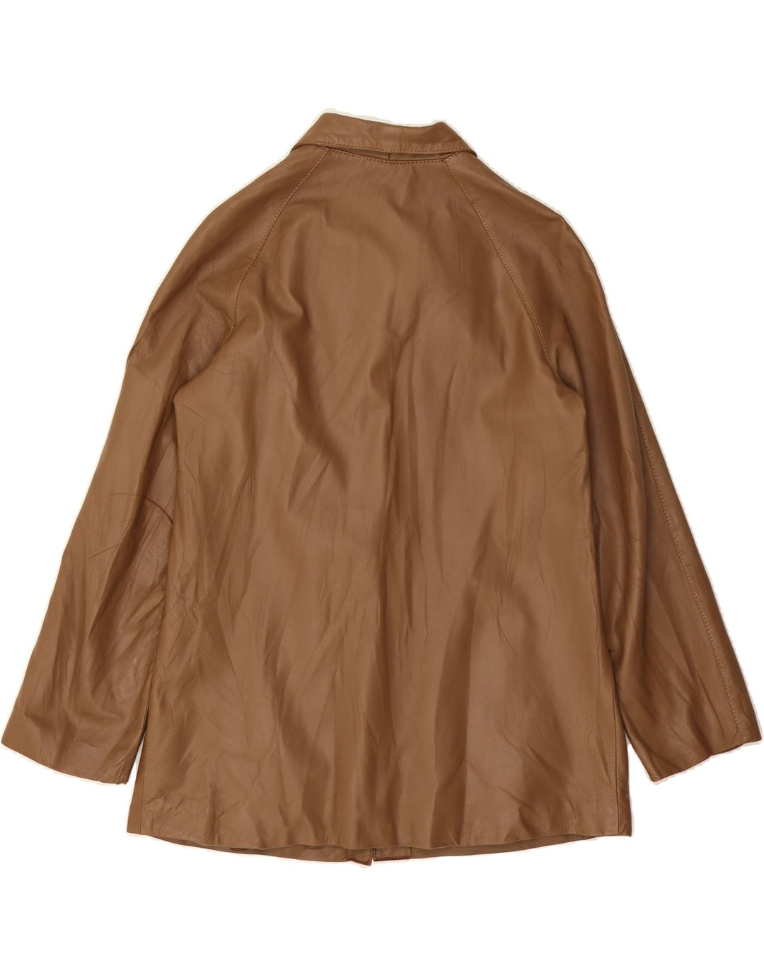 VINTAGE Womens Leather Jacket IT 46 Large Brown Vintage Vintage and Second-Hand Vintage from Messina Hembry 