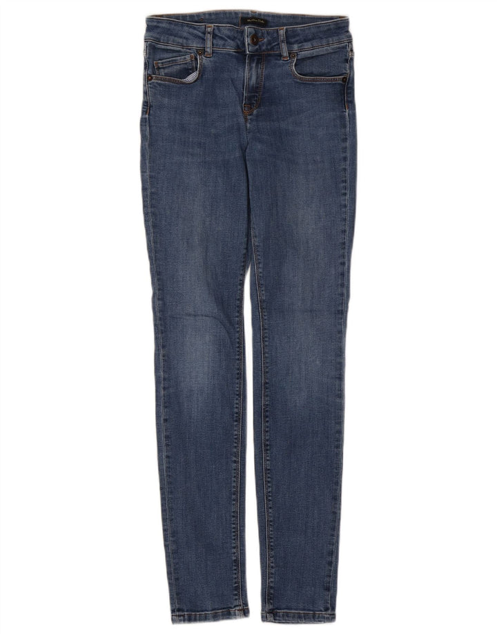 MASSIMO DUTTI Dame Skinny Jeans W26 L29 Blå Bomuld