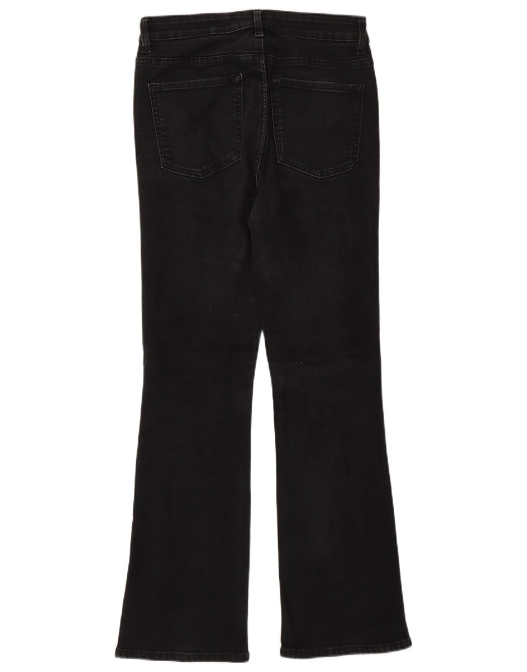 Marks & Spencer Dame Flared Jeans UK 10 Small W26 L30 Grå Bomuld