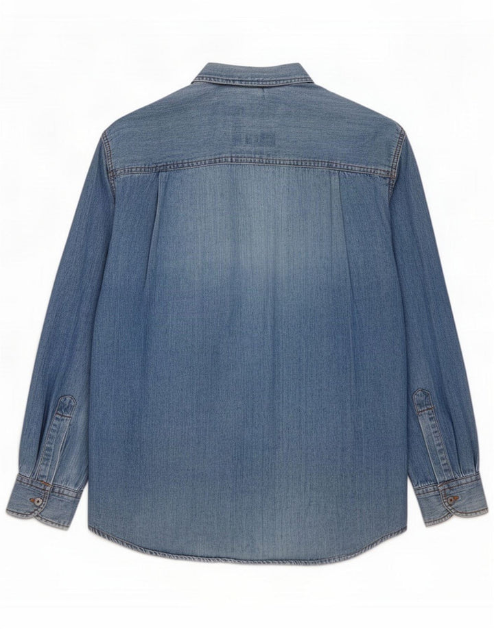 Miller & Simons Denimskjorte til mænd Medium Blue