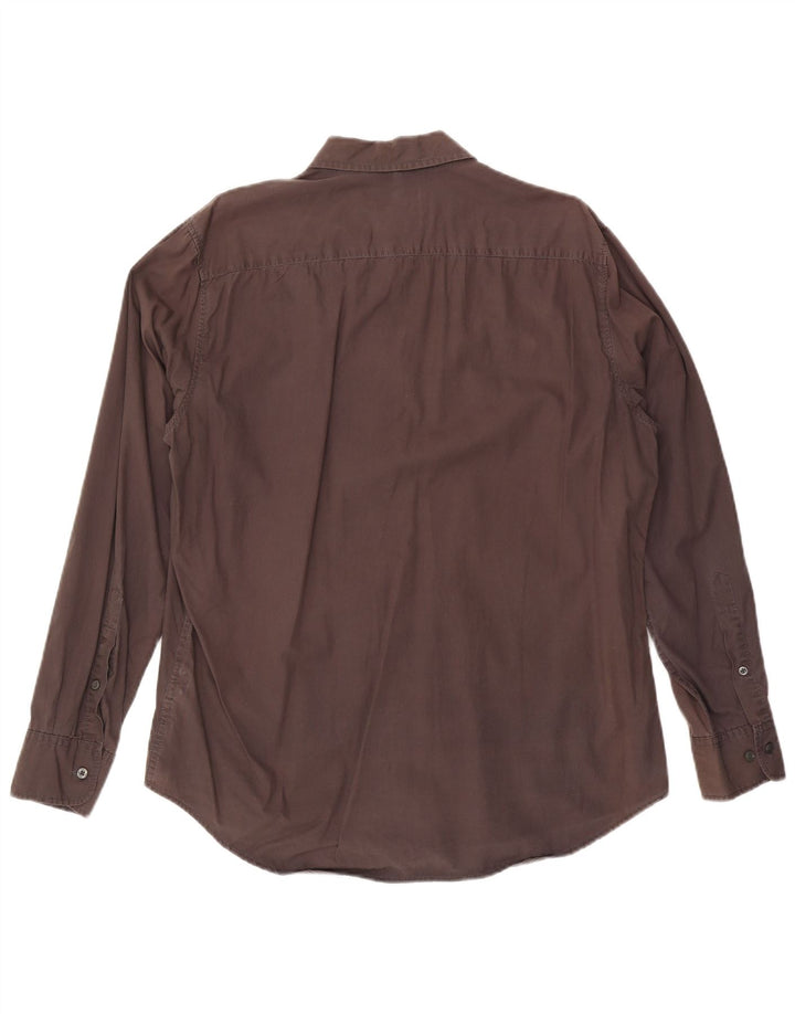 MARLBORO CLASSICS Herre Regular Fit skjorte XL Brun