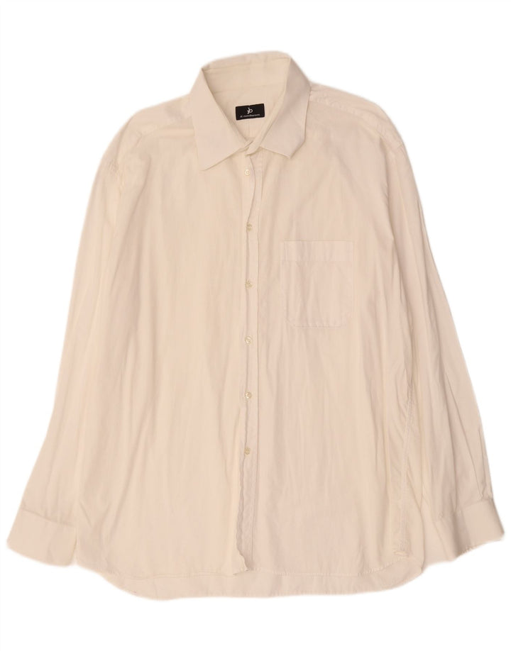 Roccobarocco Herreskjorte Str 18 1/2 46 2XL Hvid