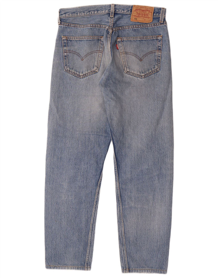 Levi's Herre 501 Straight Jeans W32 L28 Blå