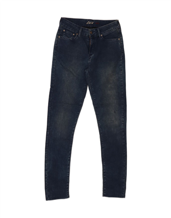 LEVI'S Womens Skinny Jeans W28 L28 Navy Blue Vintage Levi's and Second-Hand Levi's from Messina Hembry 