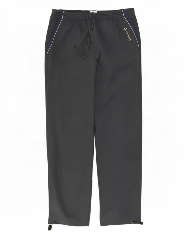 Champion Mens Tracksuit Trousers Large Grey Colourblock
