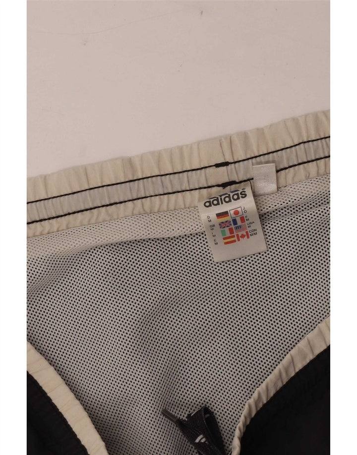 Adidas Badeshorts til mænd mellem sort polyester