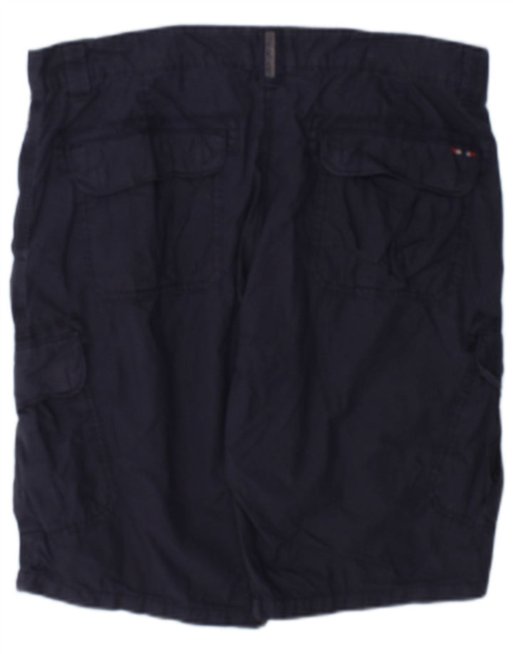 Napapijri Herre Cargo Shorts W34 store marineblå bomuld