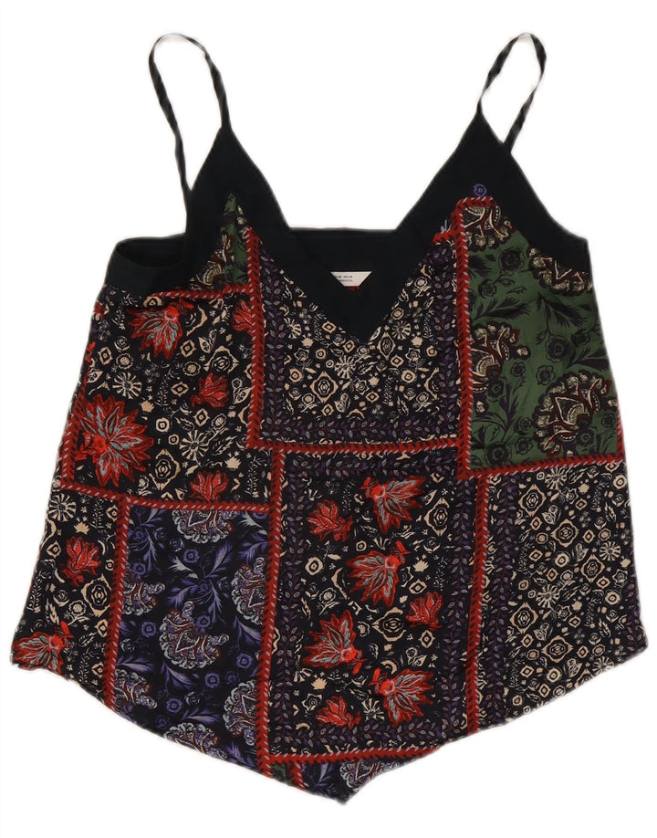Zara Dame Cami Top UK 6 XS Multicolored Floral